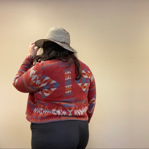 Vintage twenty two western Aztec button up jacket - Picture 11 of 11